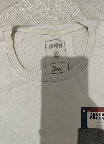 Mavi Beyaz tişört