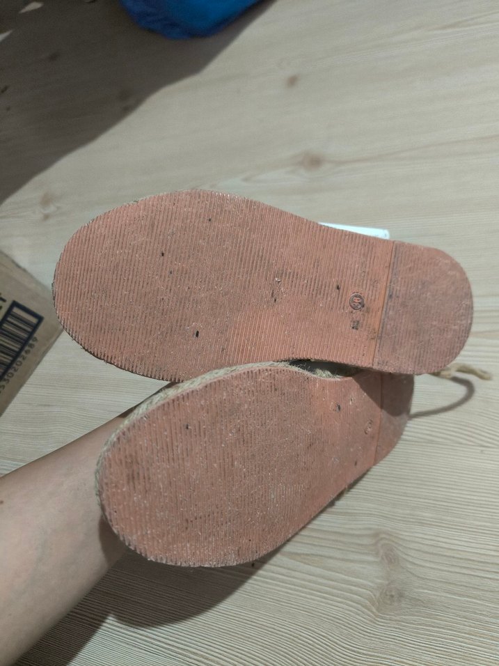 Beyaz Bağcıklı Kadın Espadril - Görsel 4