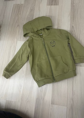 Kapüşonlu Fermuarlı Erkek Sweatshirt