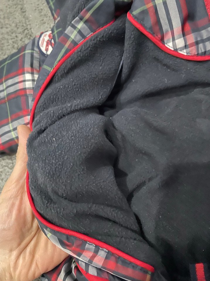 Gri Erkek Bebek Peluş Mont ve Pantolon Takımı - Görsel 3