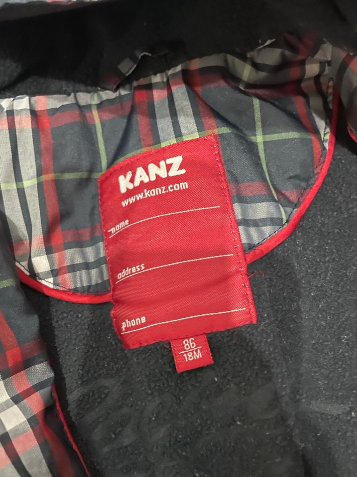 Gri Erkek Bebek Peluş Mont ve Pantolon Takımı - Görsel 2