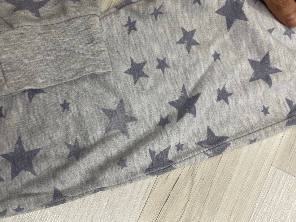 Gri Yıldız Baskılı Çocuk Pijama Takımı - Görsel 4