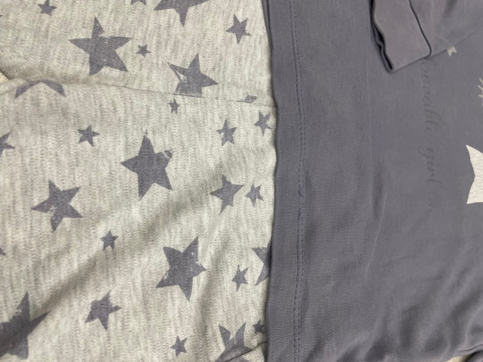 Gri Yıldız Baskılı Çocuk Pijama Takımı - Görsel 2