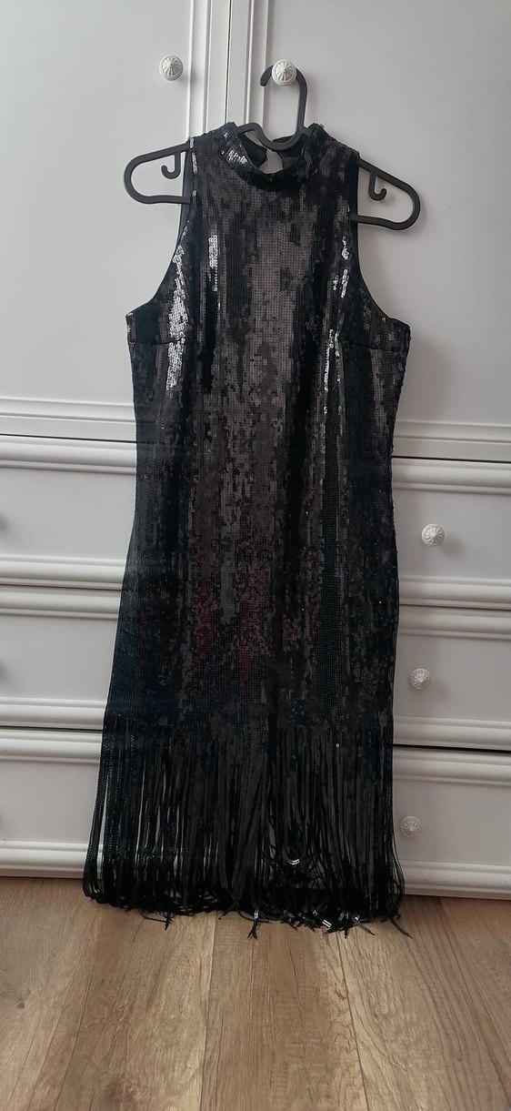 zara pullu gece elbisesi - Görsel 2