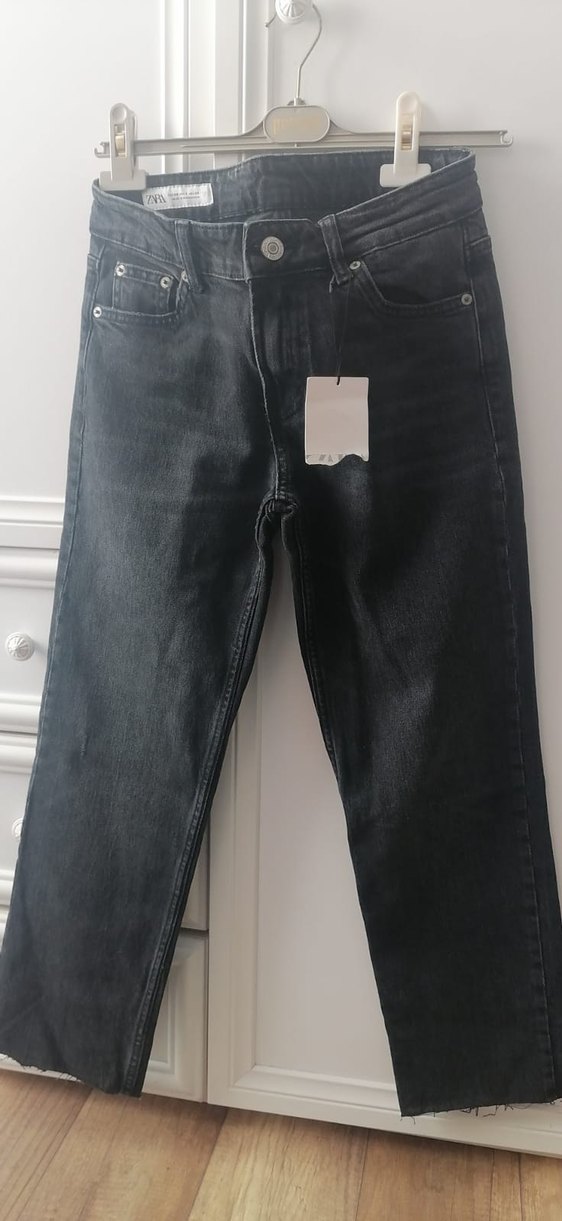 Zara Siyah  Kadın Kot Pantolon - Görsel 2