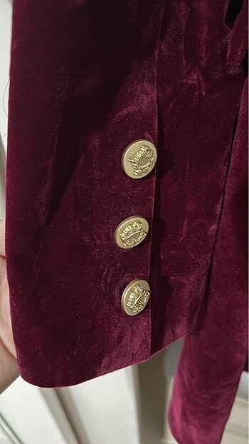 38 Beden bordo Renk blazer