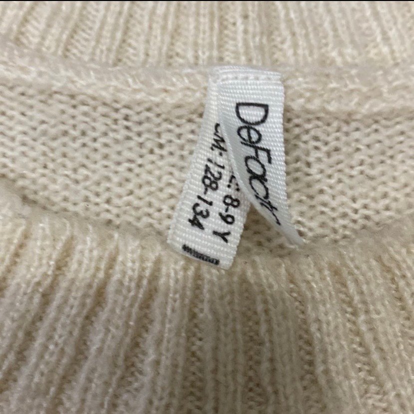 Kız Çocuk Nakışlı Triko kazak - Görsel 2