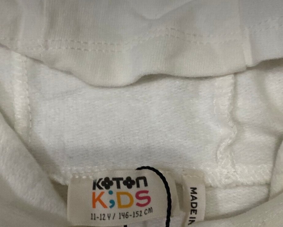 Beyaz Baskılı sweatshirt - Görsel 3