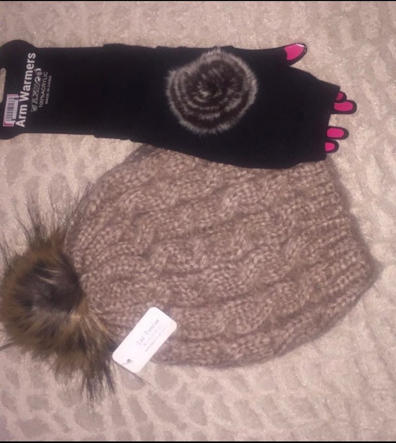 Bej Örgü Kadın Bere - Görsel 2