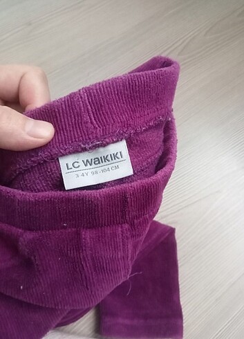 4 Yaş Beden 3,4yas kadife tayt pantolon