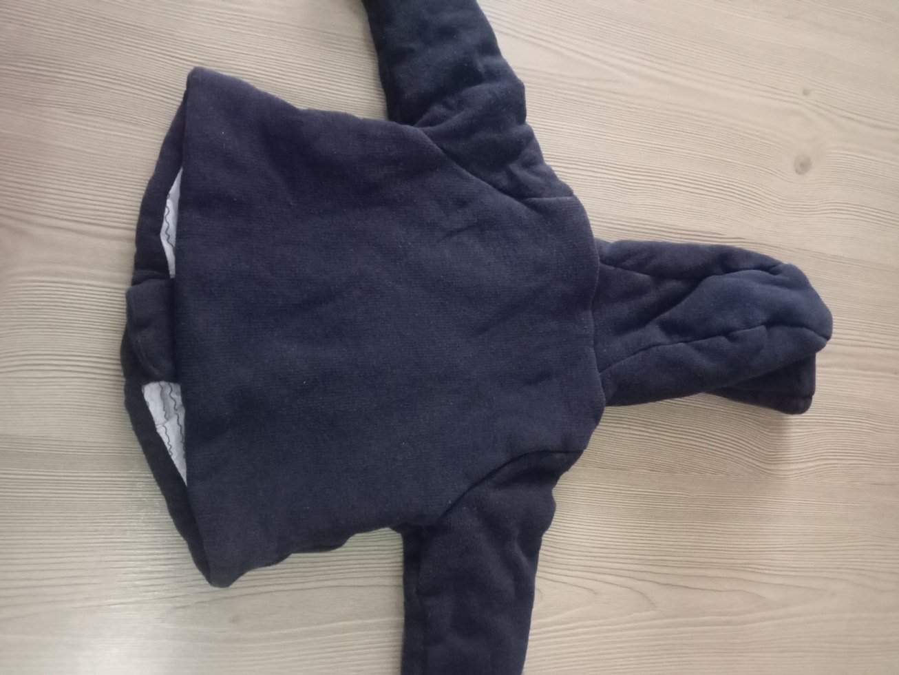 Düğmeli Erkek Çocuk Lacivert Kaban - Görsel 3