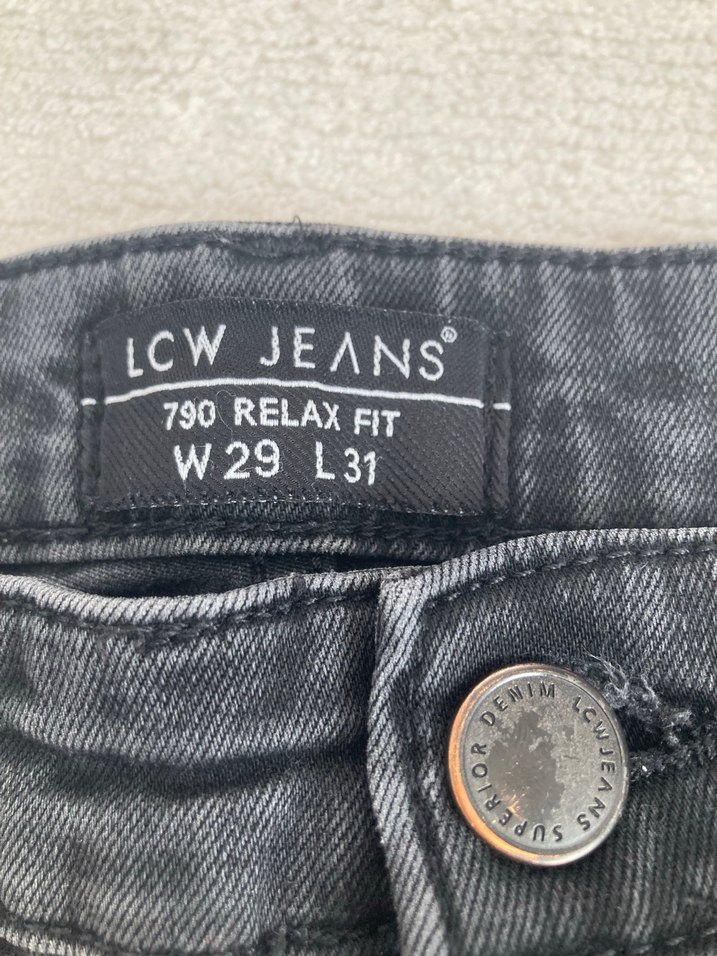Siyah Lcw jean Regular Fit Erkek Denim Pantolon - Görsel 4