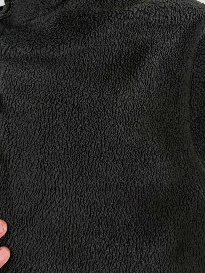 Erkek Yarım Fermuarlı Polar Yeşil Sweatshirt - Görsel 3