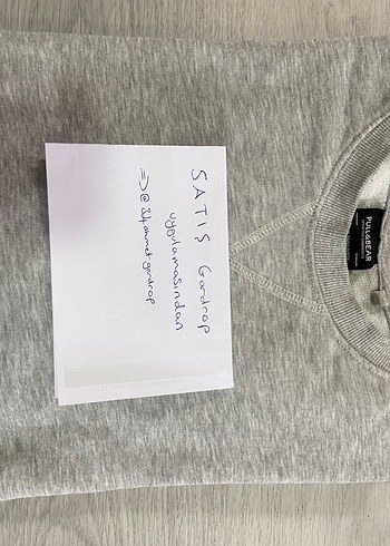 Erkek PullBear Uzun Kollu Sweatshirt - Görsel 5