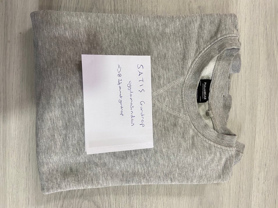 Erkek PullBear Uzun Kollu Sweatshirt - Görsel 5