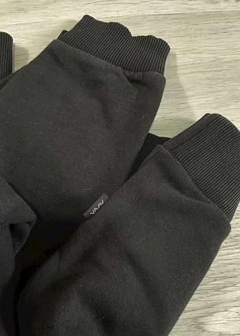 Siyah Kapüşonlu Erkek Sweatshirt - Görsel 4