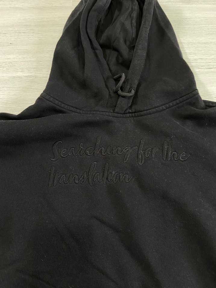 Siyah Kapüşonlu Erkek Sweatshirt - Görsel 2