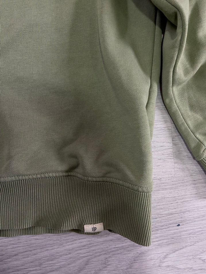 Erkek Haki Basic Sweatshirt - Görsel 3