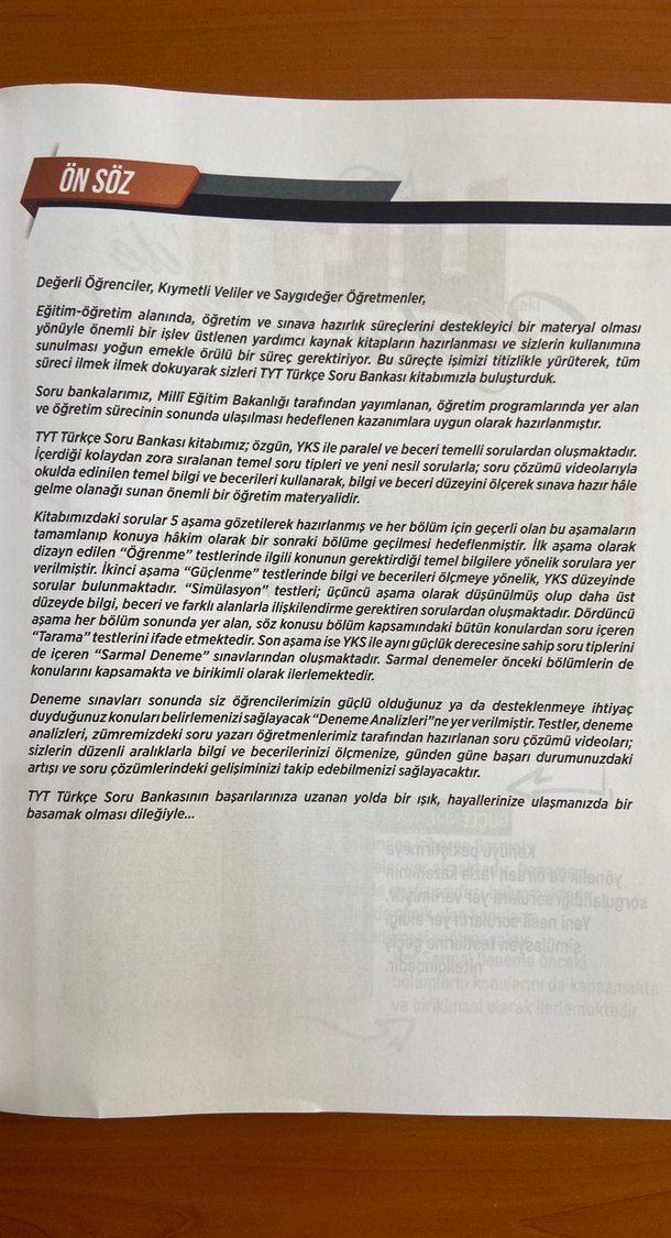 TYT Türkçe Soru Bankası - Ulti Yayınları - Görsel 4