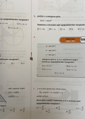 AYT Matematik Soru Bankası MikrOOrijinal - Görsel 5