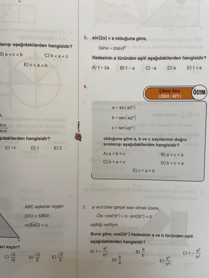 AYT Matematik Soru Bankası MikrOOrijinal - Görsel 5