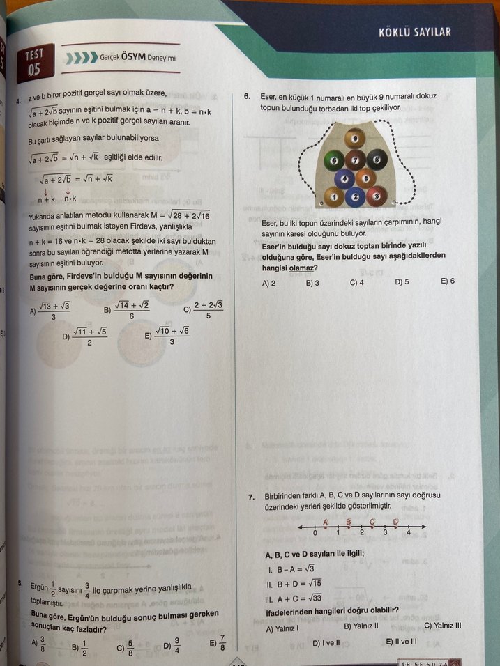 TYT Matematik Soru Bankası - Şehmus Karaman & Süleyman Pişkin - Görsel 5