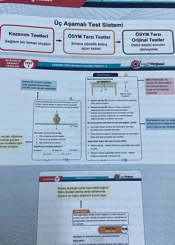 TYT Fizik Soru Bankası Mikro Orijinal - Görsel 2