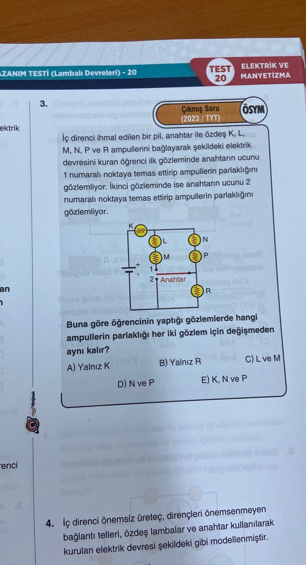 TYT Fizik Soru Bankası Mikro Orijinal - Görsel 5