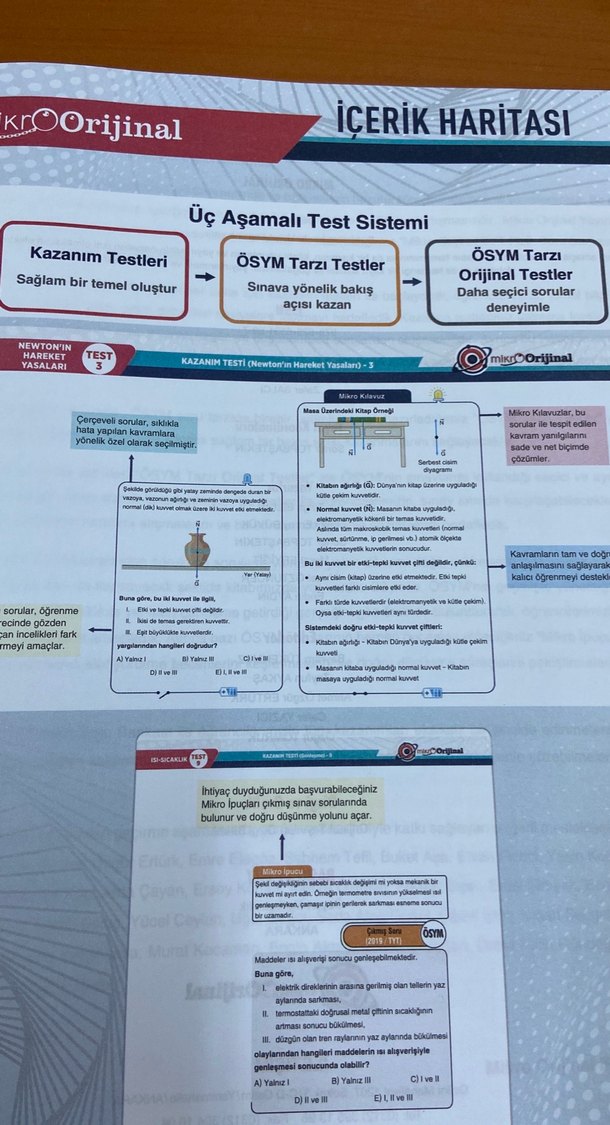 TYT Fizik Soru Bankası Mikro Orijinal - Görsel 2