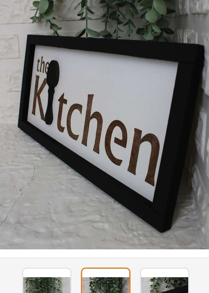 Ahşap mutfak tablo  - Görsel 2