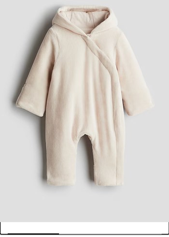 H&M Kışlık Tulum Bej- Bebek Kozmonot