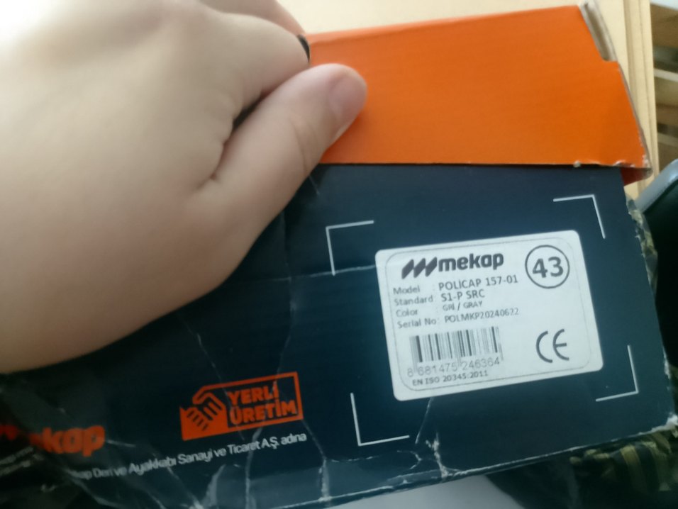 Mekap Jüpiter 157-01 S1 SRC Gri Süet İş Ayakkabısı 43 NUMARA - Görsel 2