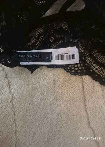 Siyah Dantel Midi Kadın İç Giyim - Görsel 3