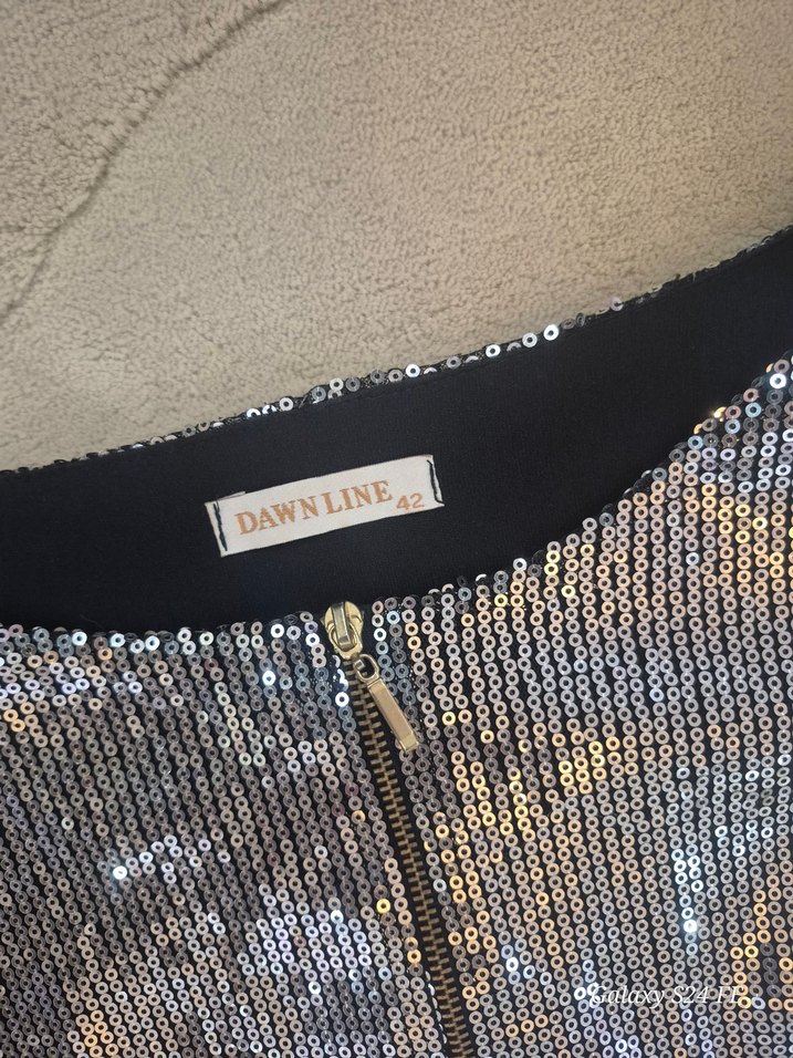 Gri Payetli Mini Kadın Takım - Görsel 3