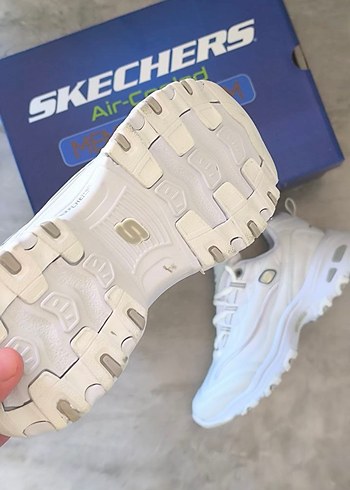 Skechers Beyaz Platform Topuklu Spor Ayakkabı - Görsel 6