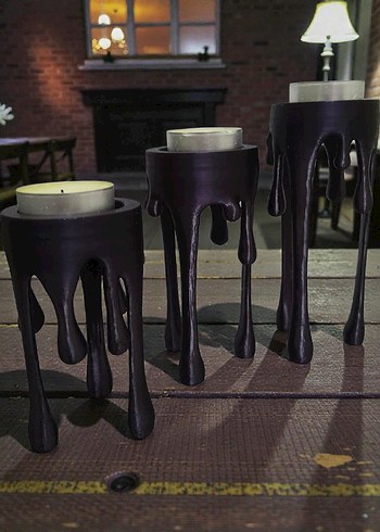 Siyah Dekoratif Mumluk Seti - Görsel 3