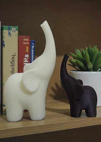 Beyaz Fil Dekor - Görsel 4