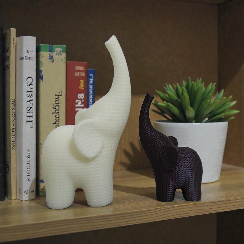 Beyaz Fil Dekor - Görsel 4