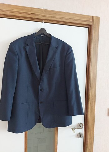 American Vintage Düğmeli Lacivert Erkek Ceket