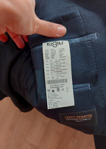 54 Beden lacivert Renk Düğmeli Lacivert Erkek Ceket