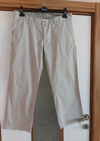 Loft Bej Pamuklu Kumaş Pantolon