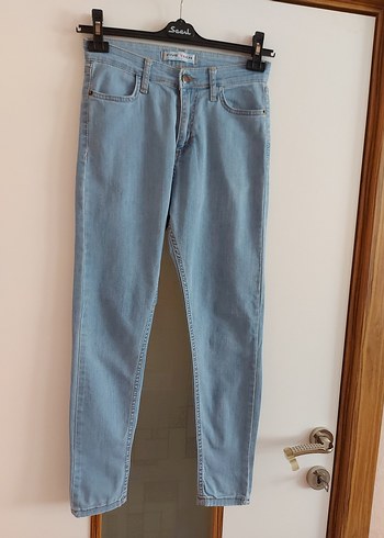 American Vintage Mavi Normal Boy Kadın Denim Pantolon