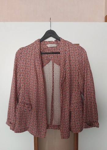 Bohem Desenli Kahverengi Kadın kimono