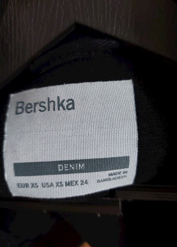 s Beden siyah Renk Kadın Siyah Kısa Denim Ceket