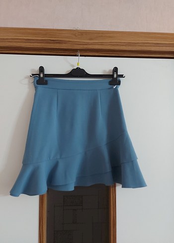 Kadın Mini Etek Fırfırlı Detaylı - Görsel 2