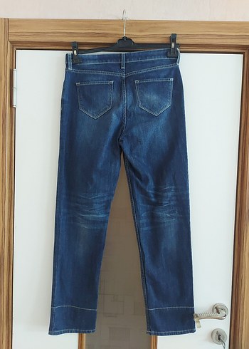m Beden Lacivert Kadın Denim Pantolon