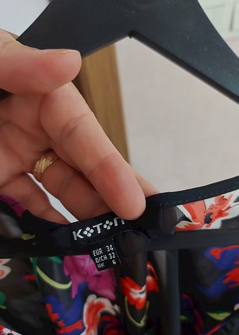 xs Beden çeşitli Renk Çiçek Desenli Bohem Midi Elbise