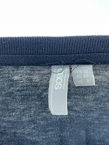 40 Beden siyah Renk Asos Kısa Elbise %70 İndirimli.