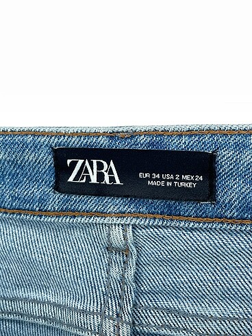 34 Beden mavi Renk Zara Jean / Kot %70 İndirimli.