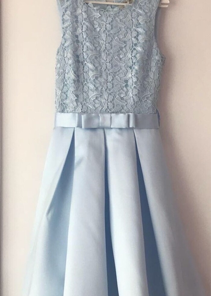 Bebe mavisi elbise - Görsel 3